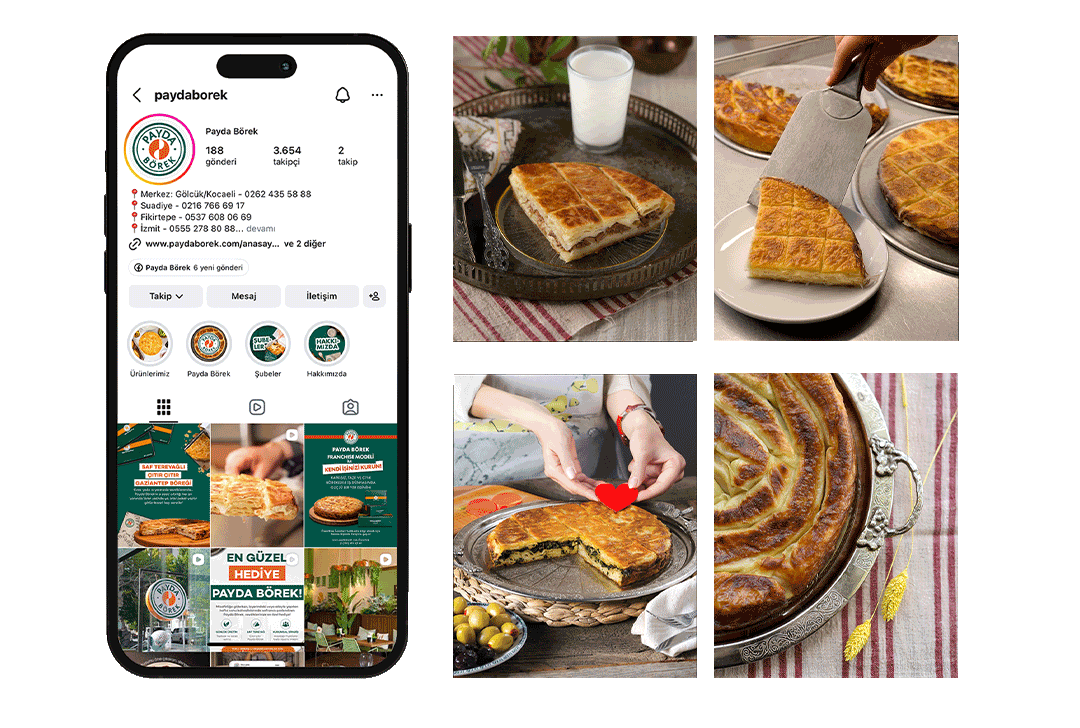 Payda Börek Sosyal Medya Çalışmaları